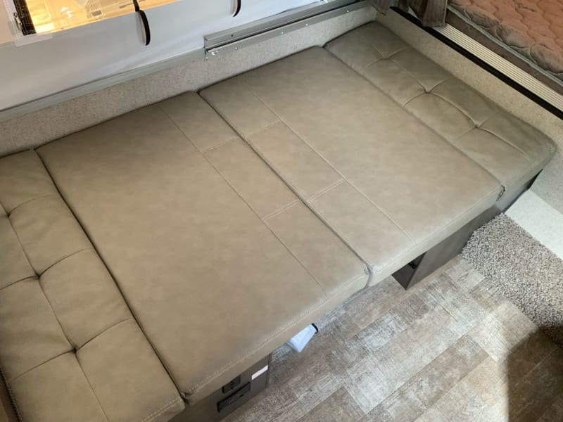 Easy to convert this bed to a table and two benches