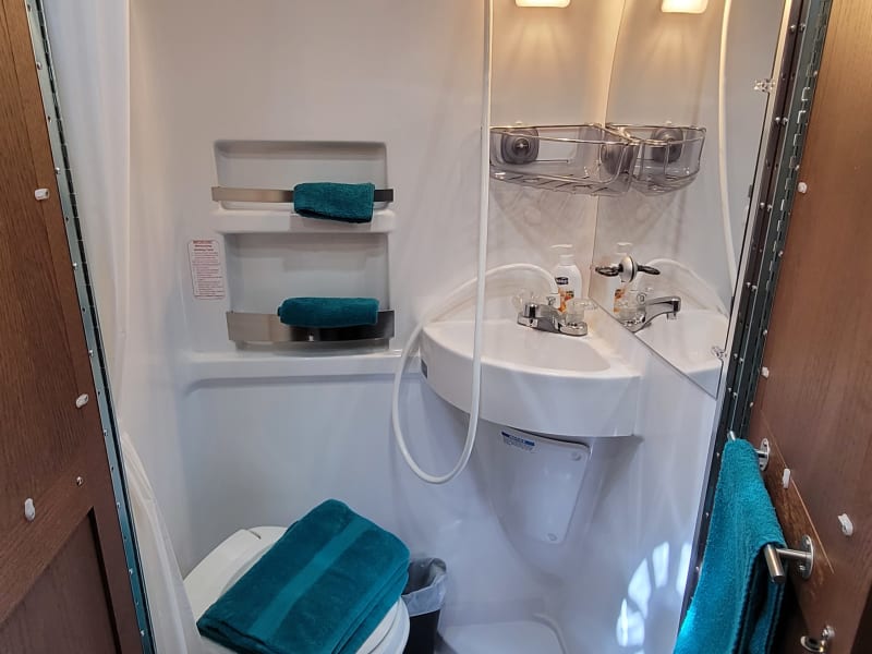 We supply the towels as well...... bath, hand and wash clothes
