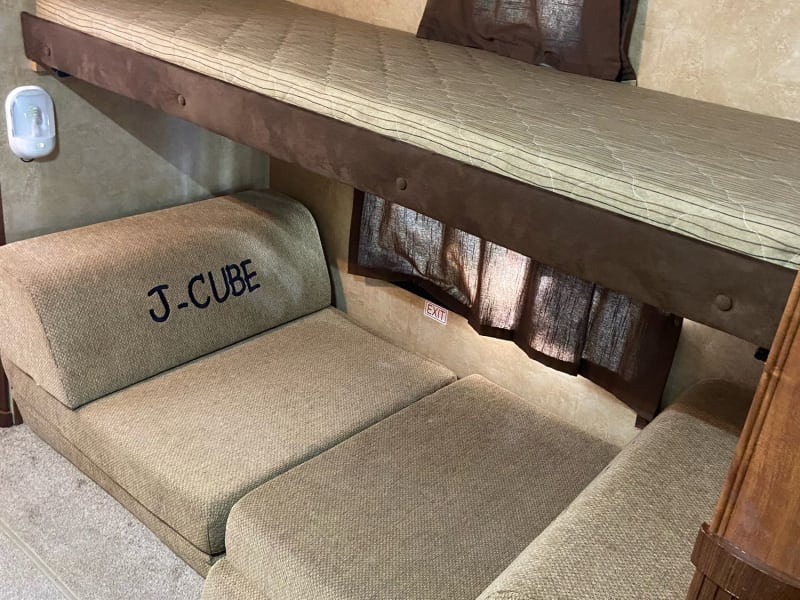 J cubes turn into bed on floor