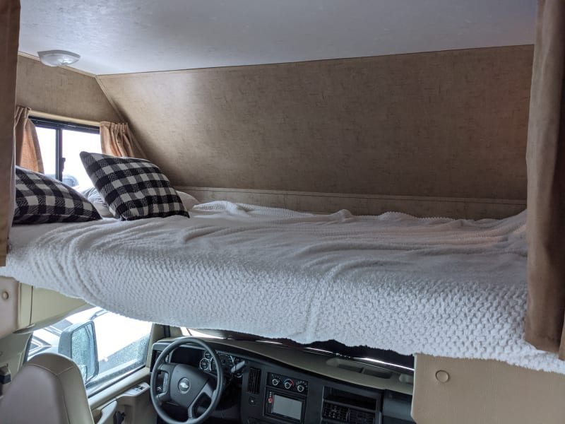 The queen bunk is great for the kids.  Our girls love to pull the curtains and make it into their 