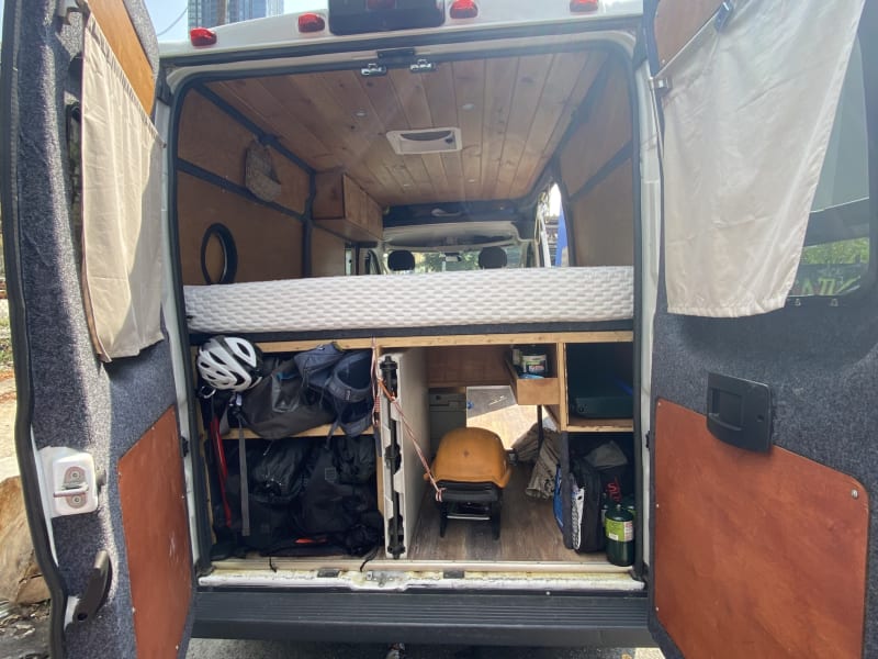 Grill and folding table included with all rentals