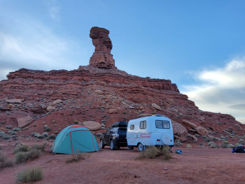 Desert Camping with friends in Utah.