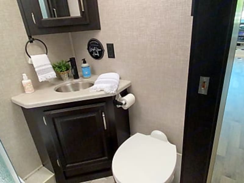 One of Two FULL bathrooms in this RV!
