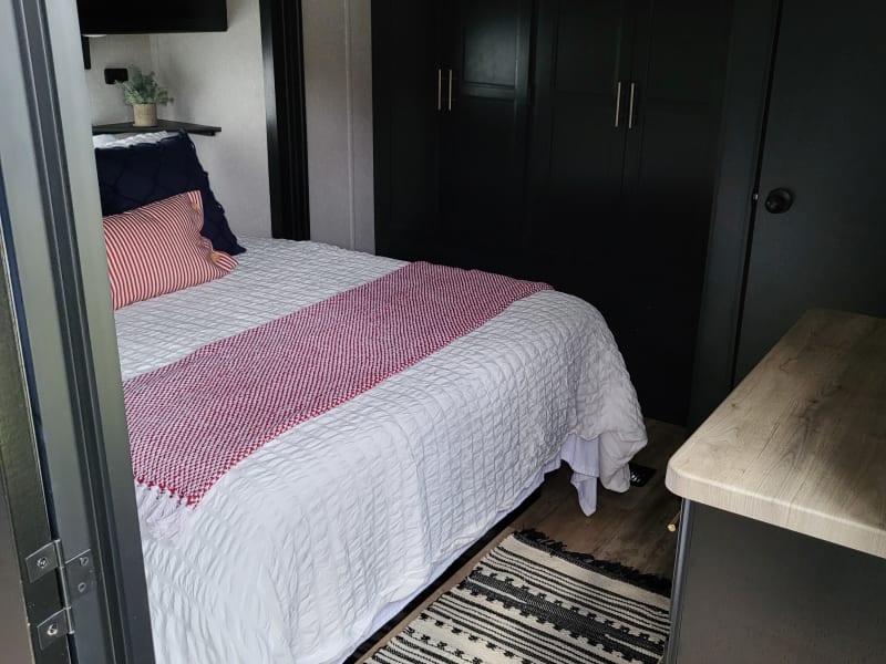 Comfy Queen Bed in the Front Bedroom