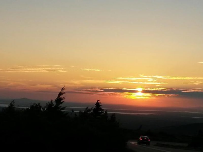 A great trip to Acadia Maine.  This amazing view from sunset at Cadillac Mountain was breathtaking.  Pictures can bring you right back to the moment.