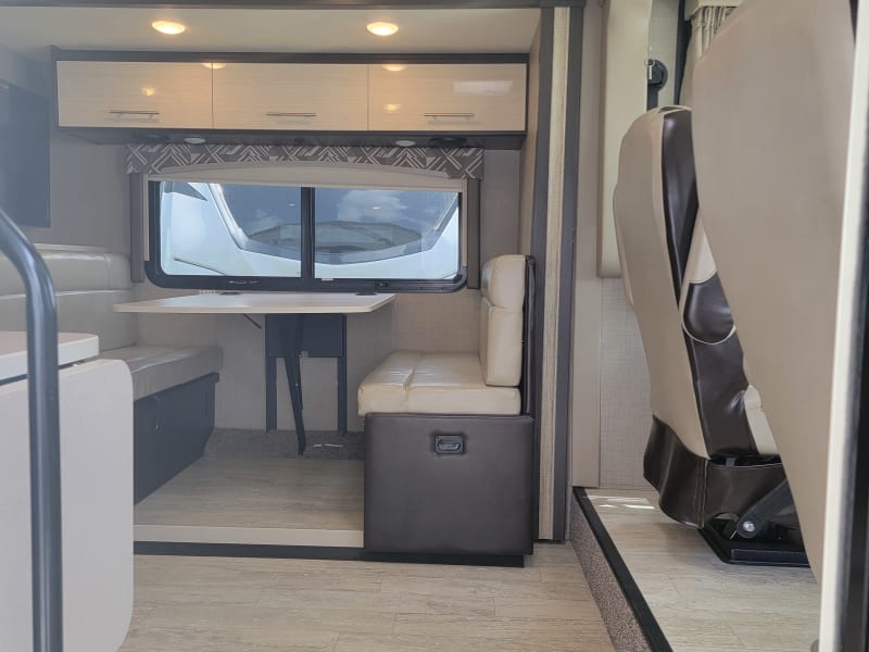 Allows for multiple people in RV comfortably