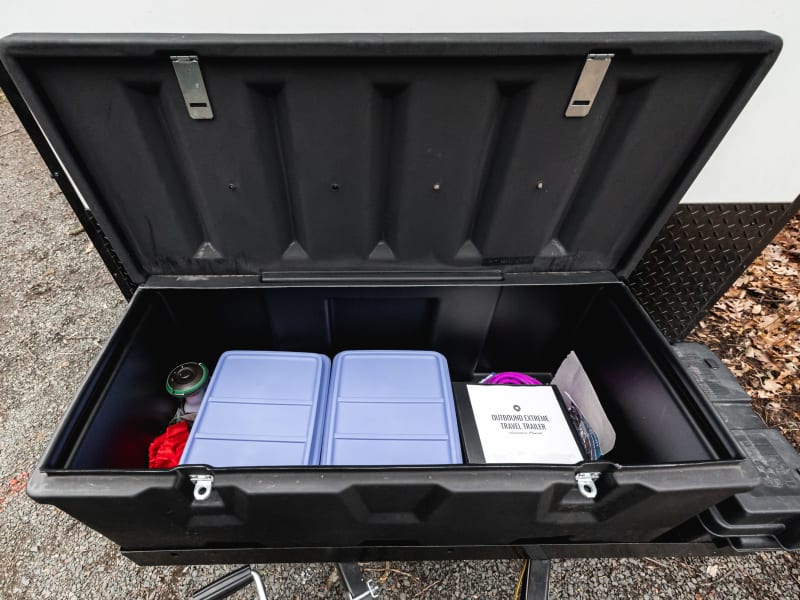 Cargo Box that holds all of the various on board amenities. 