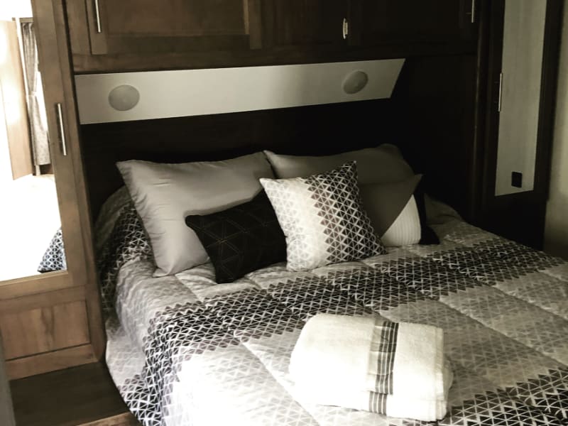 Master bedroom with plenty of storage