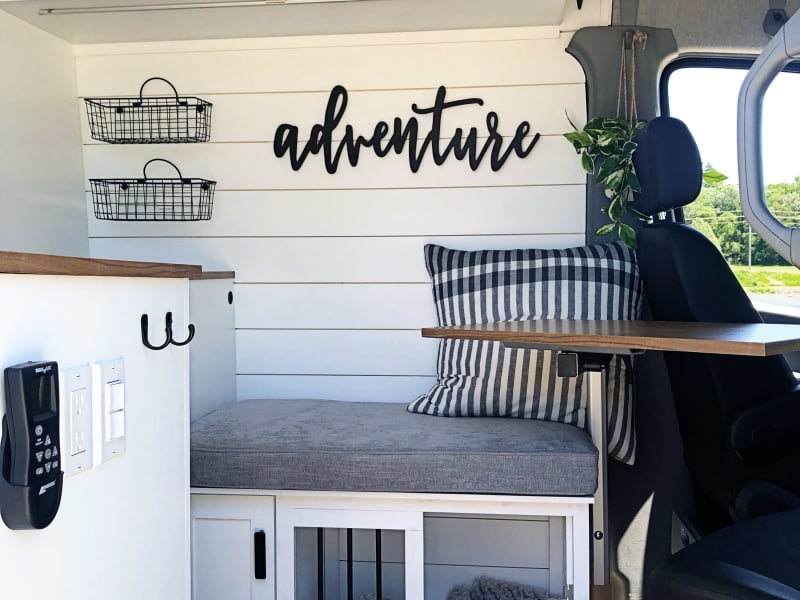 Dining Table, Bench Couch and (optional pet bed)