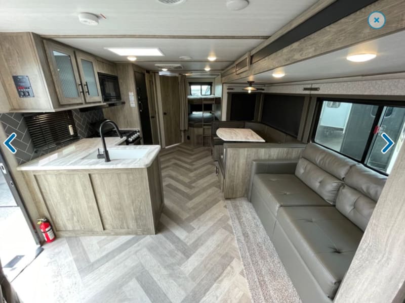 all the inside of trailer 
