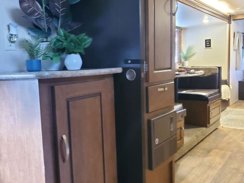 Bunkhouse storage has towels and an extra pair of sheets for the BH. May also place unwanted decorations in here.