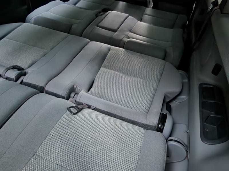 All seats fold down