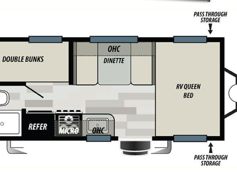 Great for a family, Sleeps up to 5 people + Pet Friendly. Within 30 seconds the Dinette coverts into a single bed. Microwave, Oven, Fridge & Restroom 