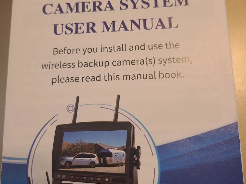 For those that will be renting and towing, we equip you with a back up camera for easy backing up into the RV site.  