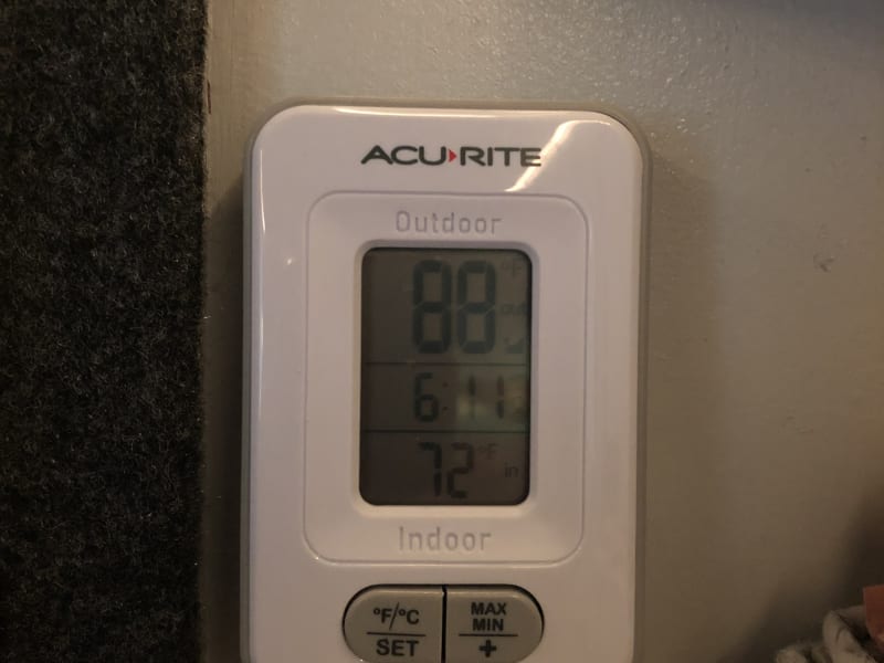 Indoor/Outdoor thermostat.