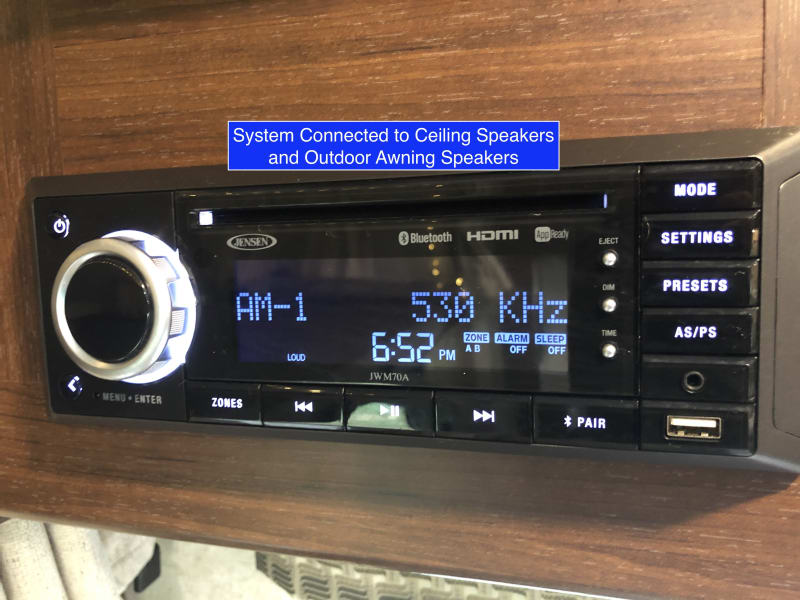 Main Lounge Audio - connects to outside speakers.