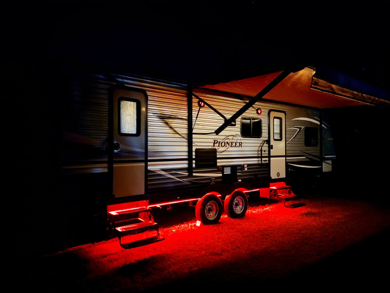 LED Lights at Night