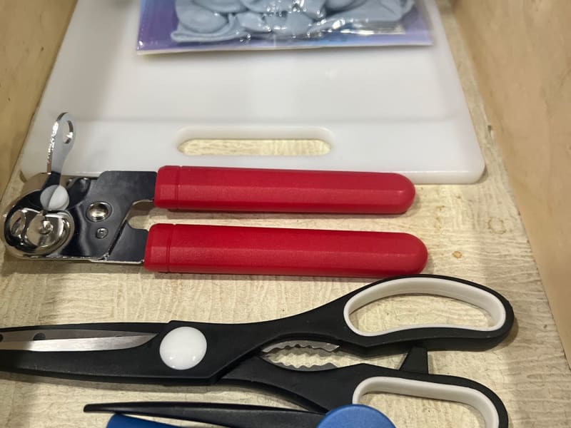 Kitchen utensils.