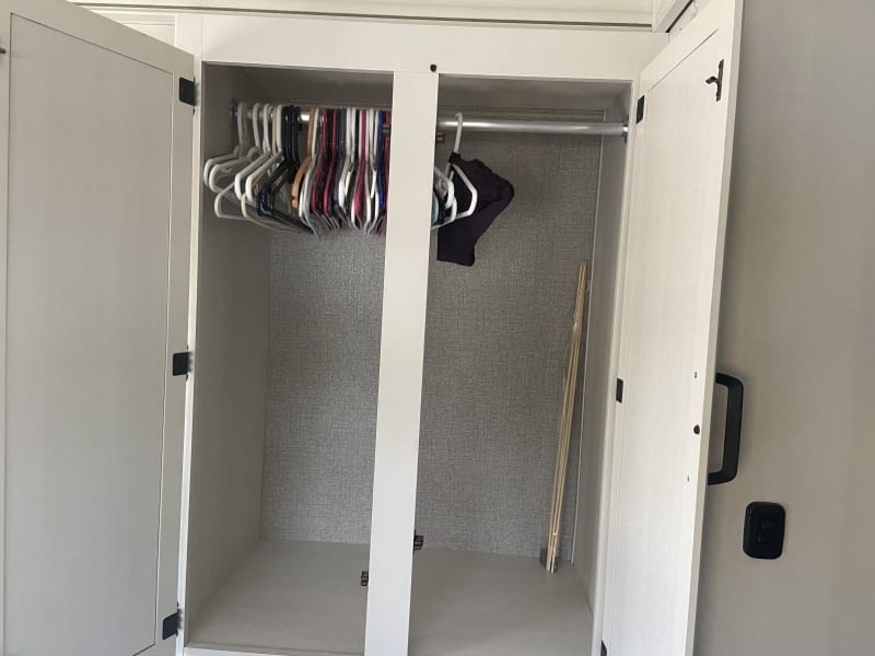 Master suite wardrobe. 