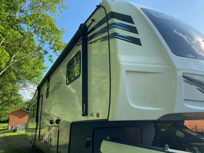 4 slide outs with awning. 