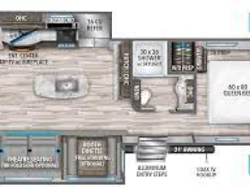 Review the floor plan to see if it meets your needs
