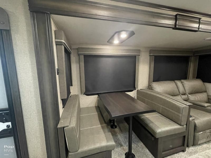 Relax and enjoy a meal. There is storage under the bench seats also for games or whatever you may need to tuck away.