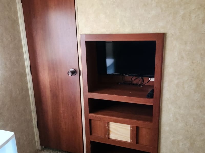 Bunk room also has A/C vents, escape window, one closet, and its own TV.