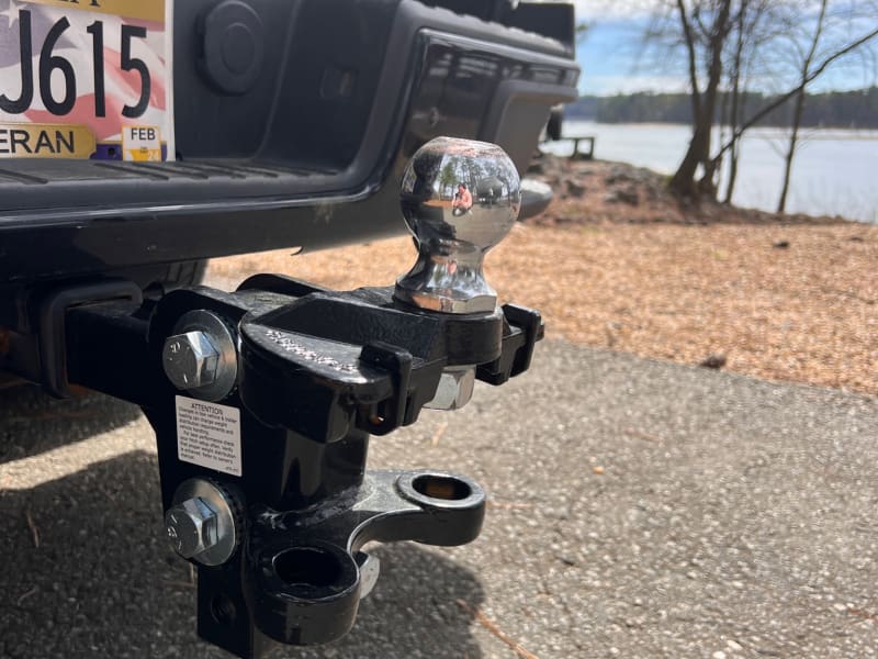 Ball hitch & sway bars will be provided for a safe ride. Or we will happily deliver and setup for you at your campsite within 100 miles (fee applies).