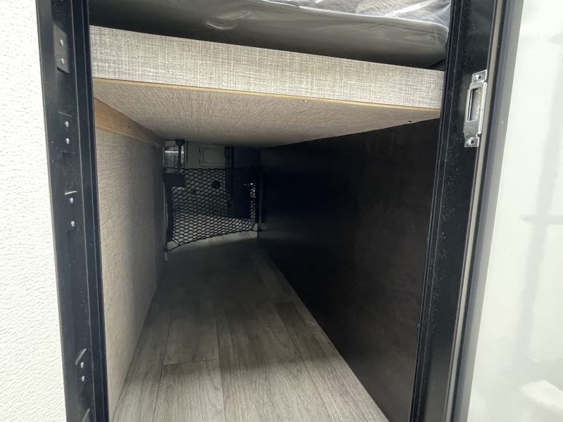 Under bunk bed storage