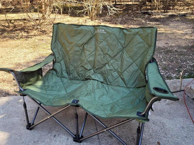 ADD-ON OPTION: Folding love seat.
We have 1 total available please see listing details and add-on sections for camp chair details. 