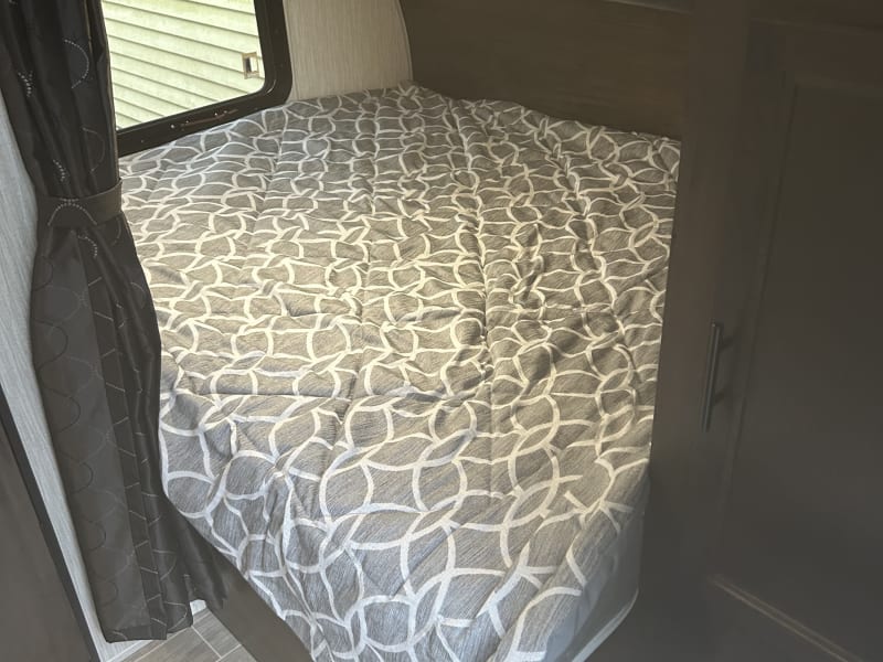 Queen size bottom of bunk