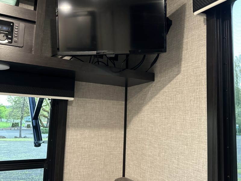 TV, DVD player, BT stereo/CD player