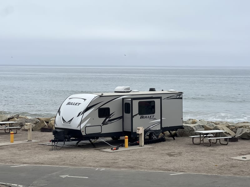 Faria Campground, Ventura. Fall asleep to the sounds of the waves, one of our favorite spots