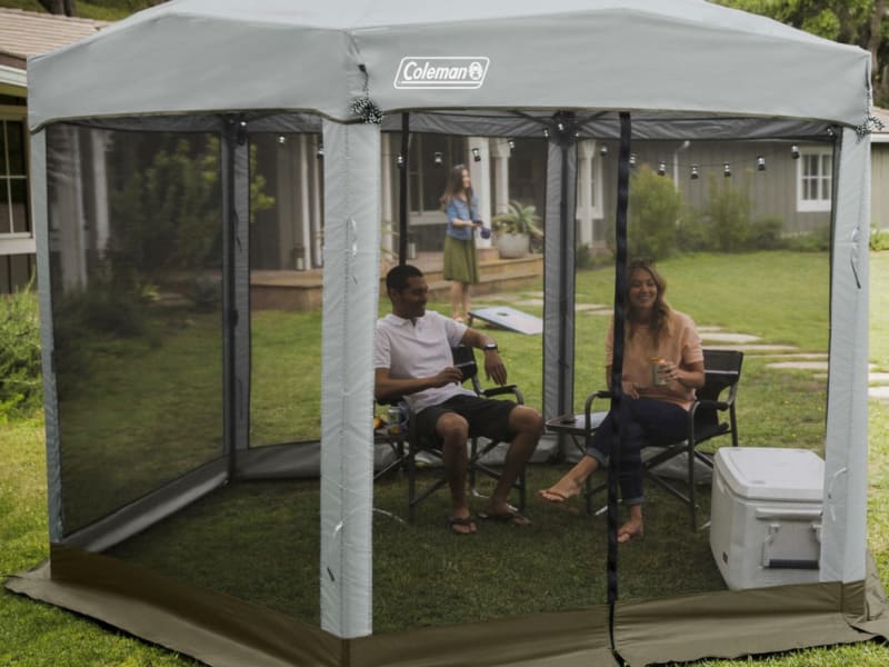 Add-on: 12ft x 10ft screened canopy ($10/day)