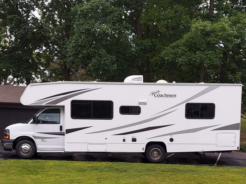 Driver's side of motorhome