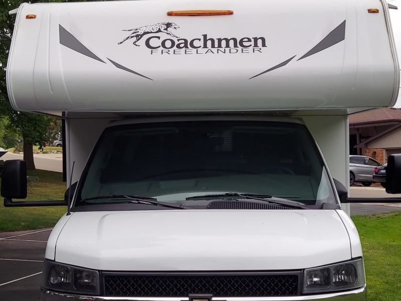 Front of motorhome