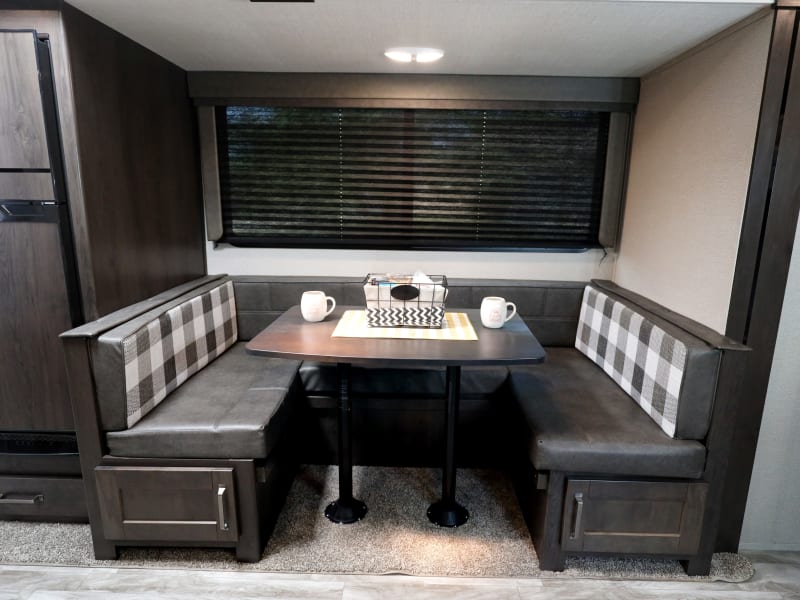 Our Grand Design Transcend Xplor 251BH near Table Rock Lake near Branson Missouri and Lake Of The Ozarks Missouri. Stone Mountain RV & Camper Rentals
