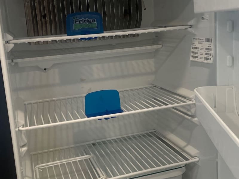 Mid size fridge with small freezer