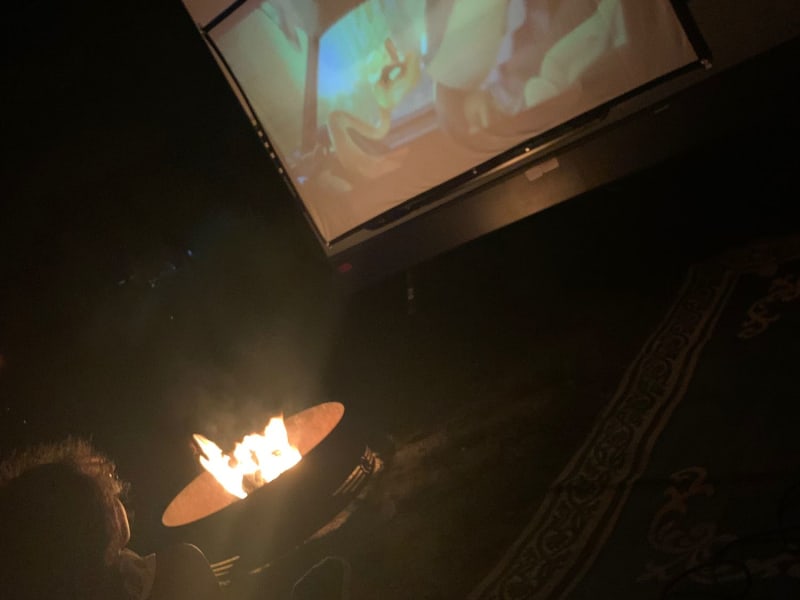 S’mores and Movie Night. 