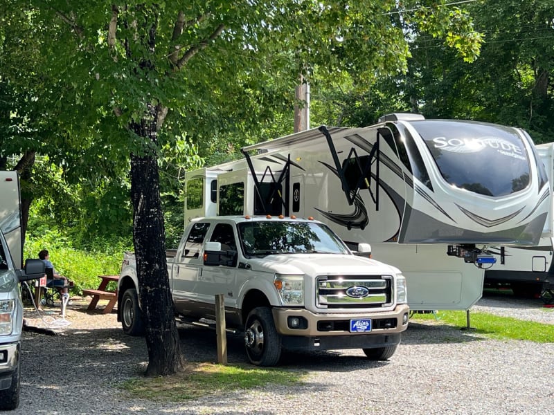 Triple Creek Creek Campground Newport,TN. Quiet, lots of stuff for kids to do, near Pigeon Forge and Dollywood 