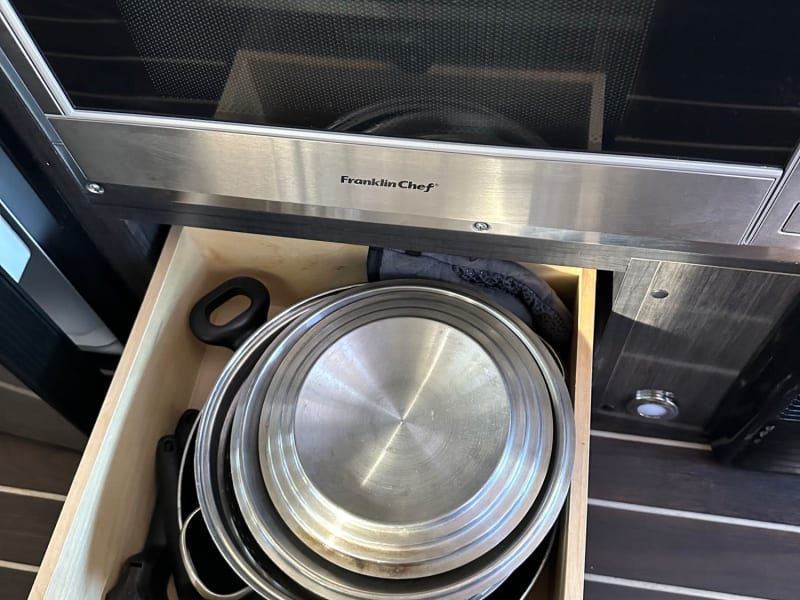 Multiple cooking pan options