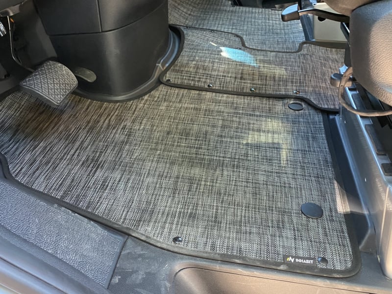 Inhibit floor mats