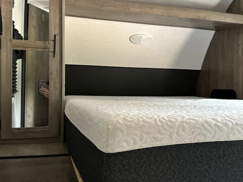 Sleep in comfort with this Comfy Queen Mattress, not your typical Camper Mattress. 