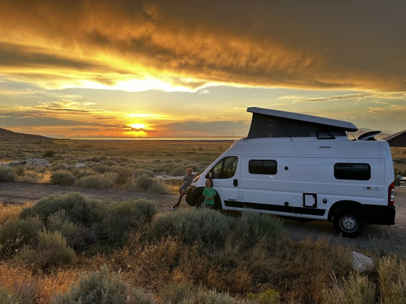 Antelope Island, Great Salt Lake, Utah.