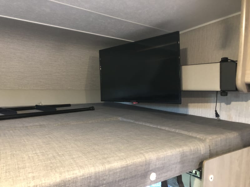 TV in over cab bunk