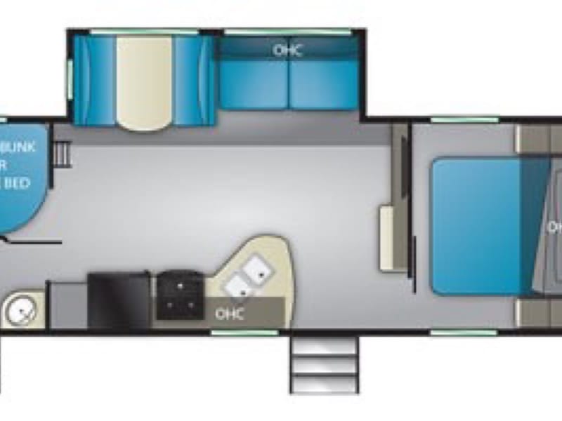 Two entrance doors-one main living, one bathroom so you can have easy access to changing or restroom without having to go through the main living! 