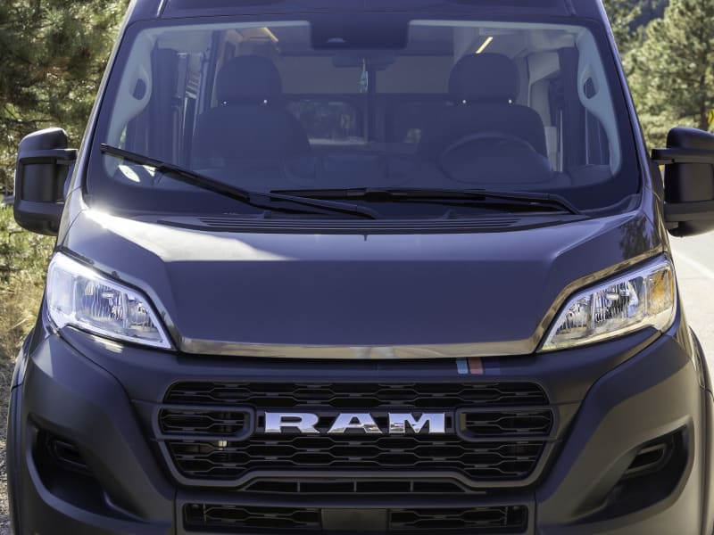 2023 Promaster equipped with LED lights and fog lights, plus forward collision warning