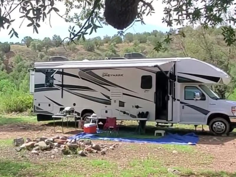 Auto awning with LED LIGHTS 