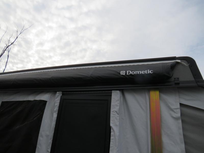the awning 