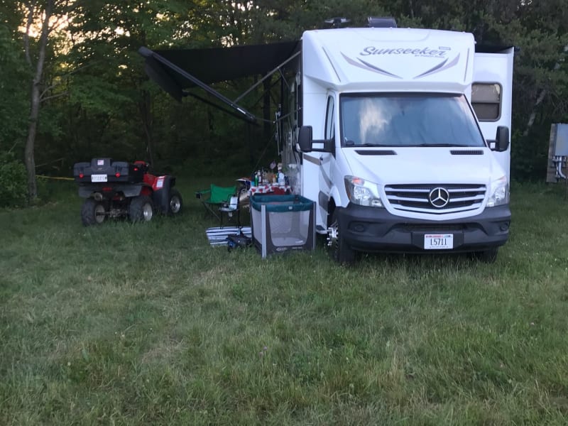 set-up to camp